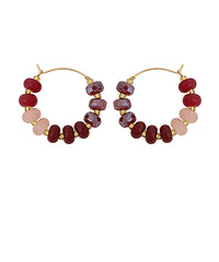 Rondelle Bead Hoops