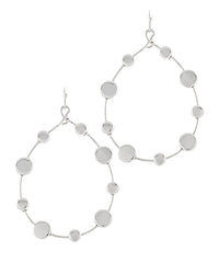 Teardrop Disk Earrings