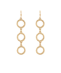 Linear Circle Earrings