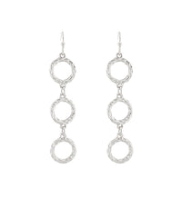 Linear Circle Earrings
