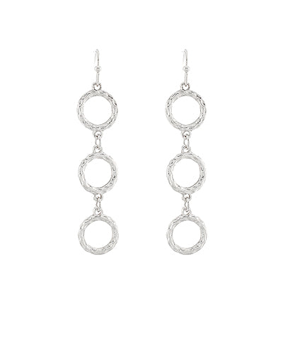 Linear Circle Earrings