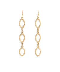 Linear Oval Earrings