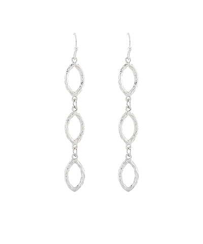 Linear Oval Earrings