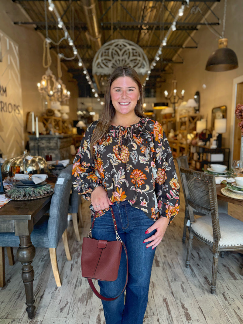 Floral Print Blouse