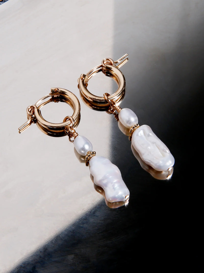 Chunky Pearl Earrings