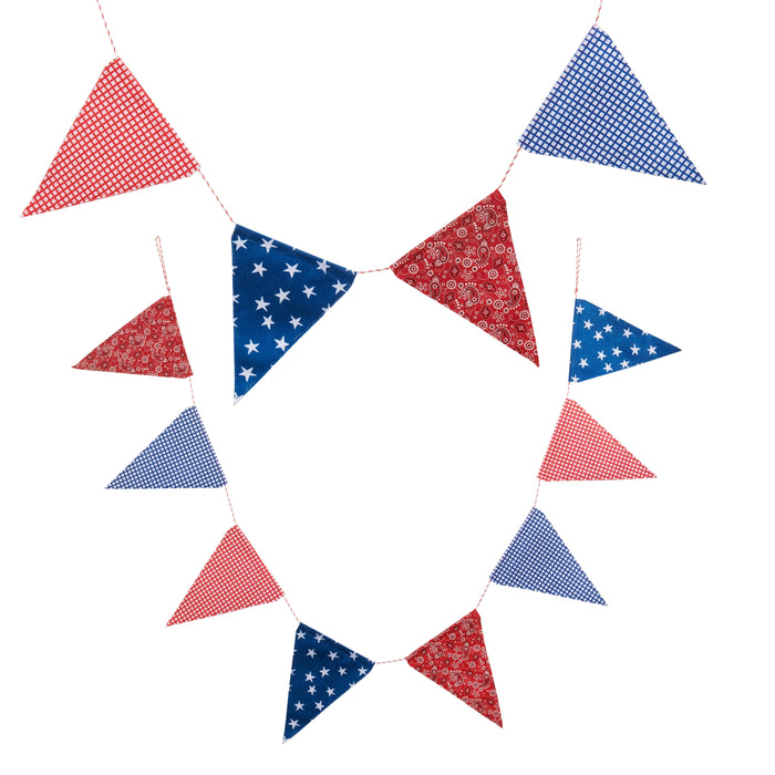 Americana Pennant Garland