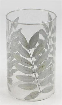 Glass Leaf Vase