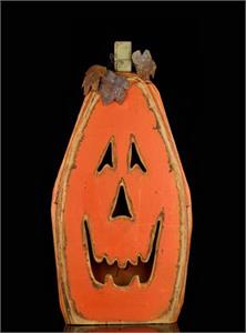 Wood Jack-O-Lantern