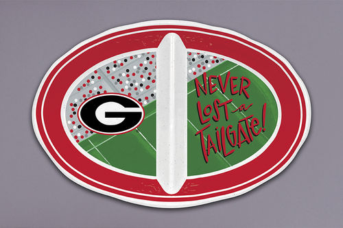 UGA Sectioned Platter