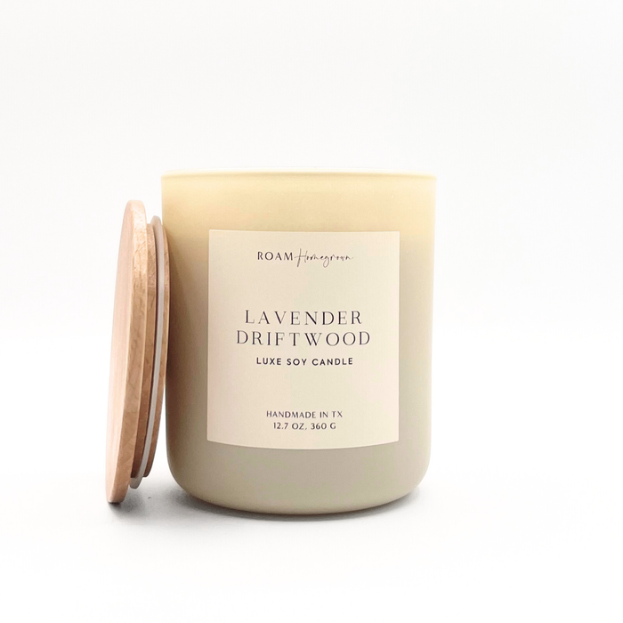 Lavender Driftwood 2 Wick Candle