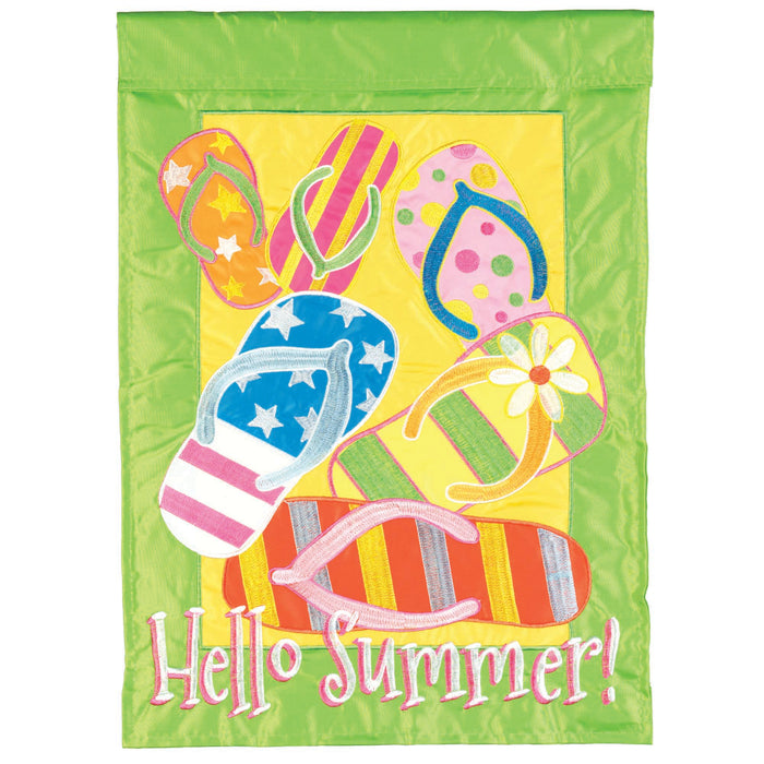 Hello Summer Flip Flops
