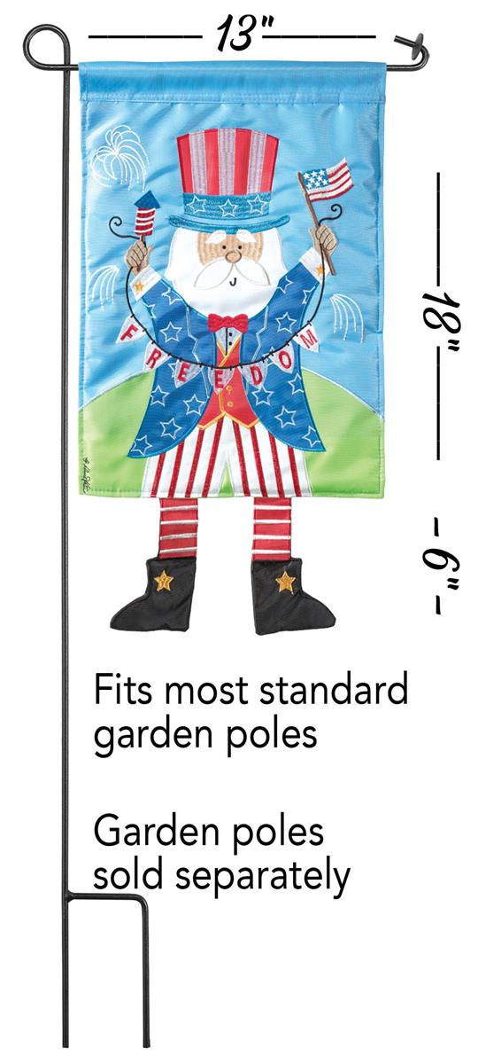 Crazy Leg Uncle Sam Flag