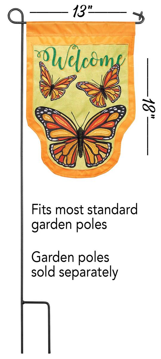 Butterfly Shaped Garden Flag