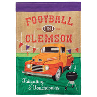 Clemson Football Garden Flag