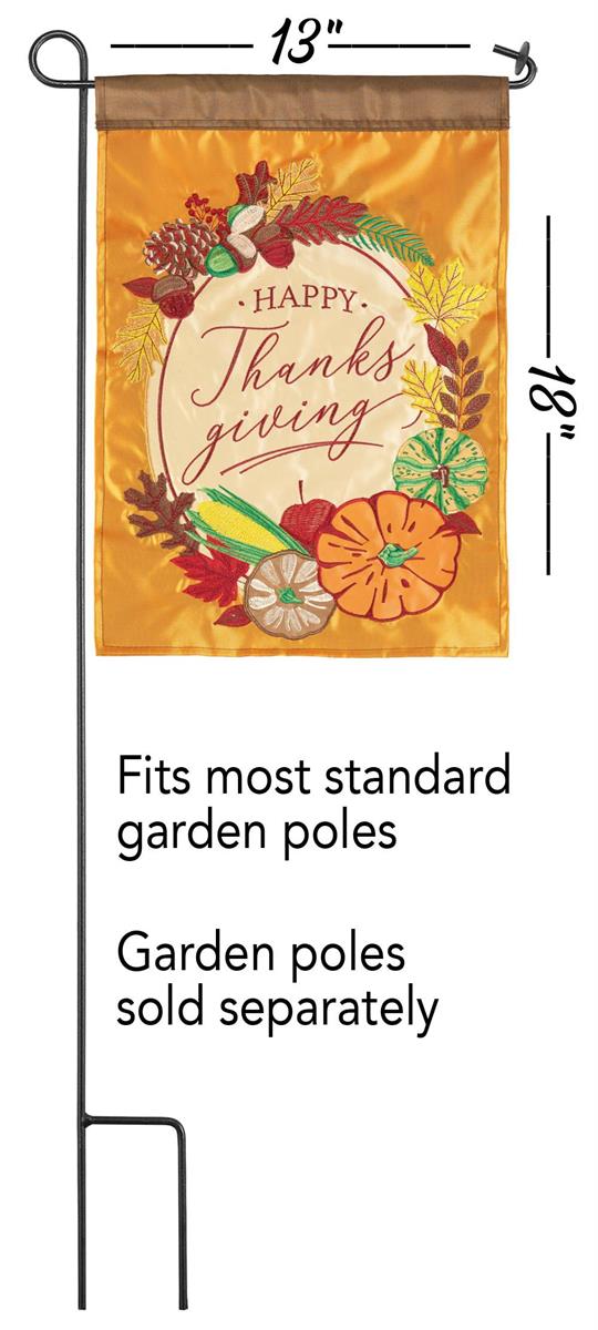 Thanksgiving Garden Flag