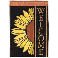 Sunflower Welcome Garden Flag