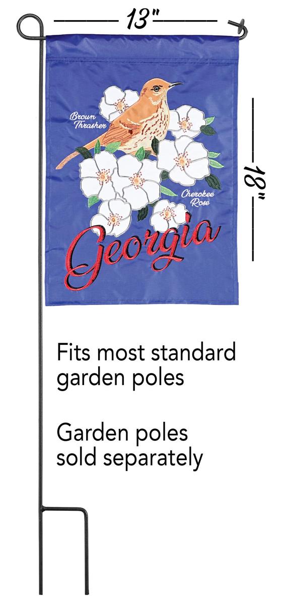Georgia Brown Thrasher Flag