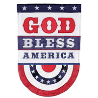 God Bless America Garden Flag