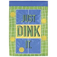 Pickleball Dink It Garden Flag