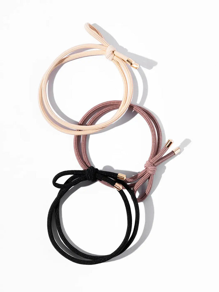 Elastic Hair Bows Set