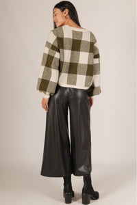 Leather Wide Leg Pants