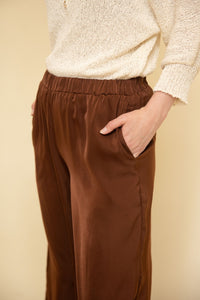 Satin Wide Leg Pants