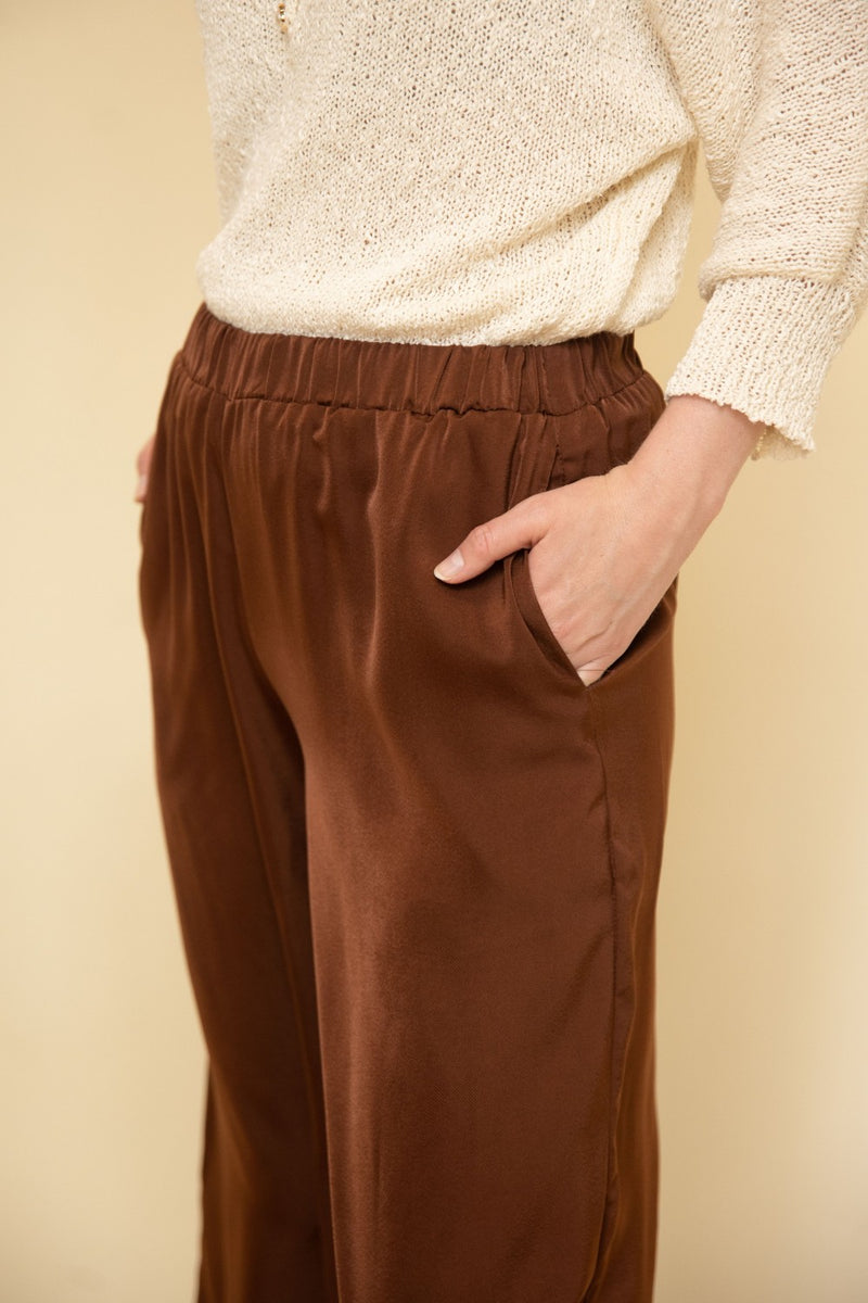 Satin Wide Leg Pants