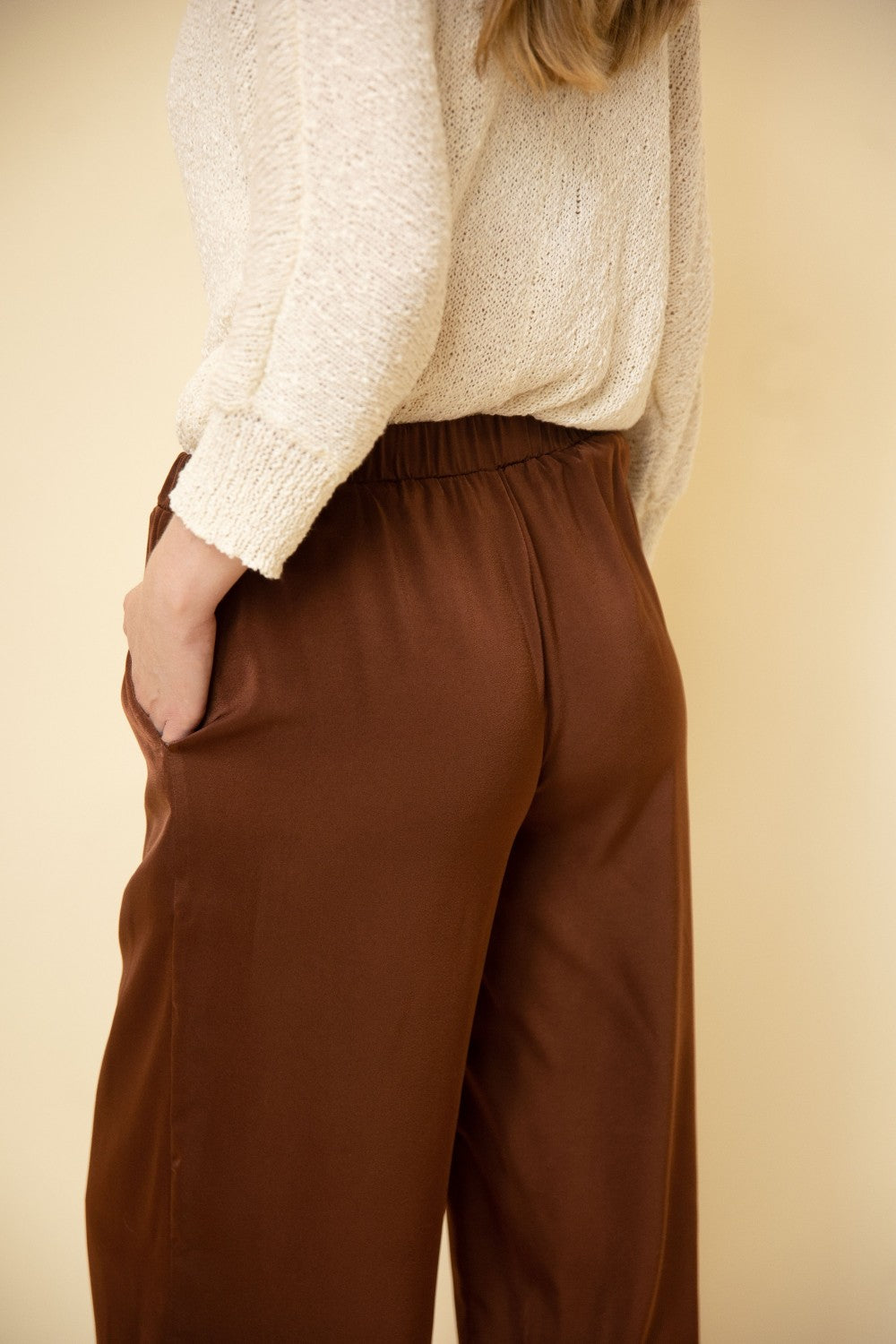 Satin Wide Leg Pants