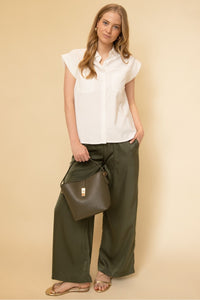 Satin Wide Leg Pants