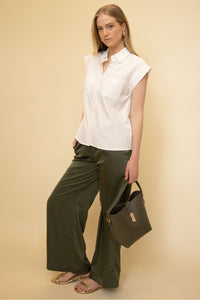 Satin Wide Leg Pants