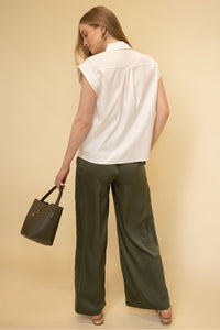 Satin Wide Leg Pants