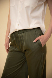 Satin Wide Leg Pants