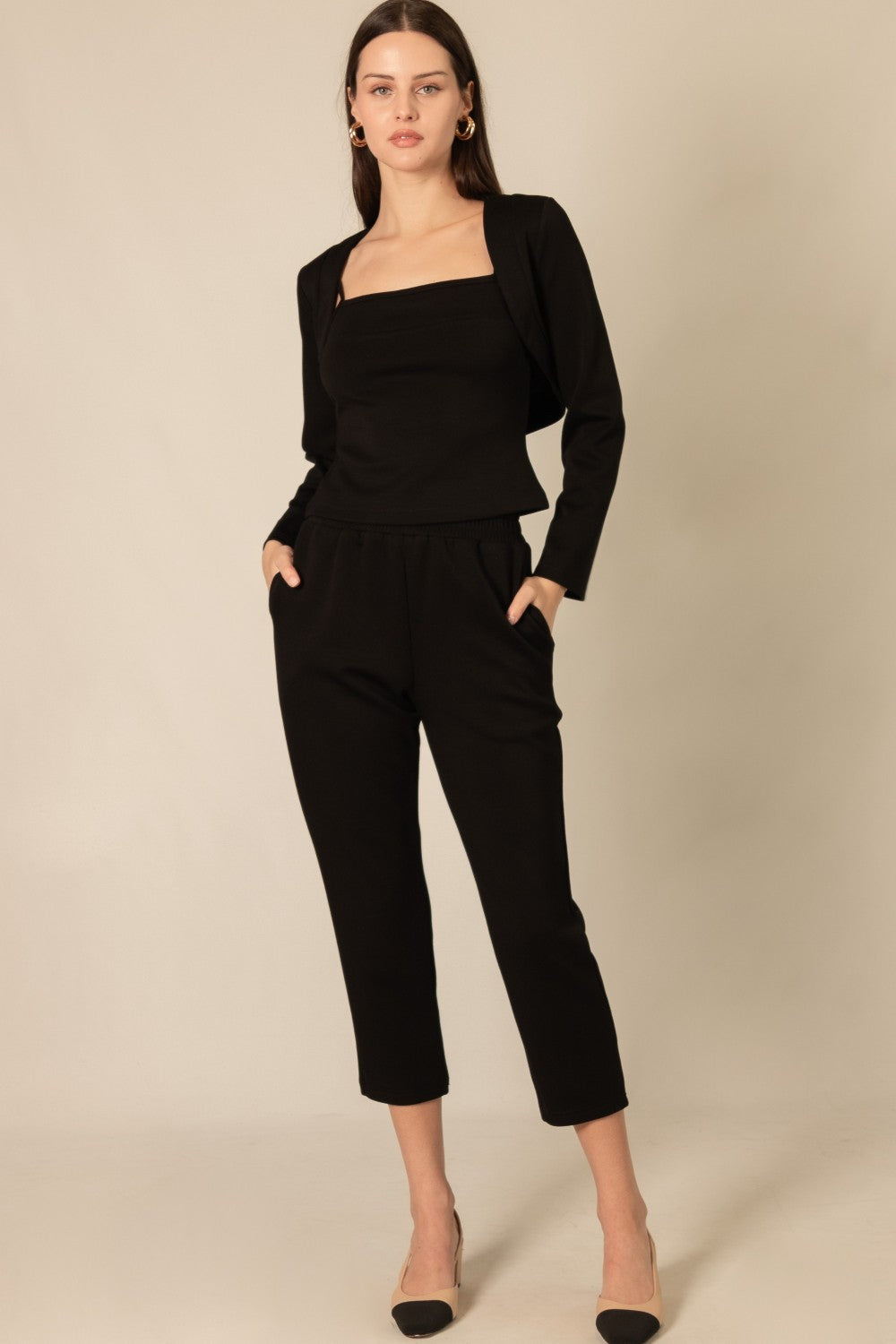 Cropped Bolero Cardigan