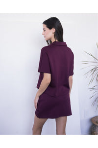 Modal Quarter Zip Top