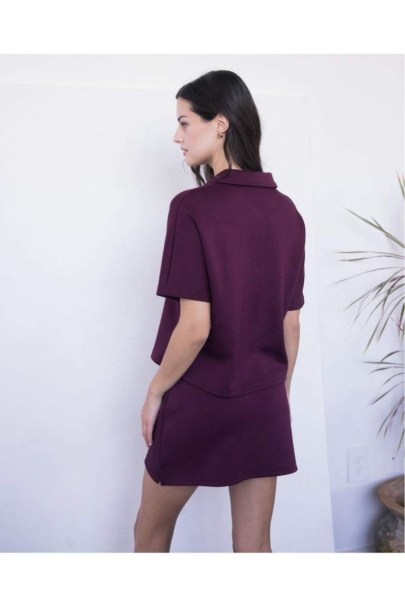 Modal Quarter Zip Top