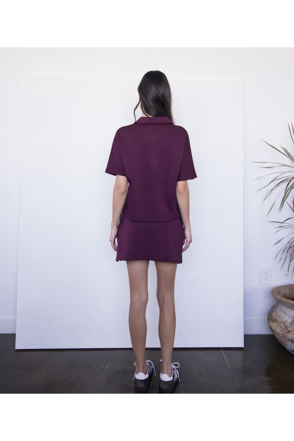 Modal Quarter Zip Top