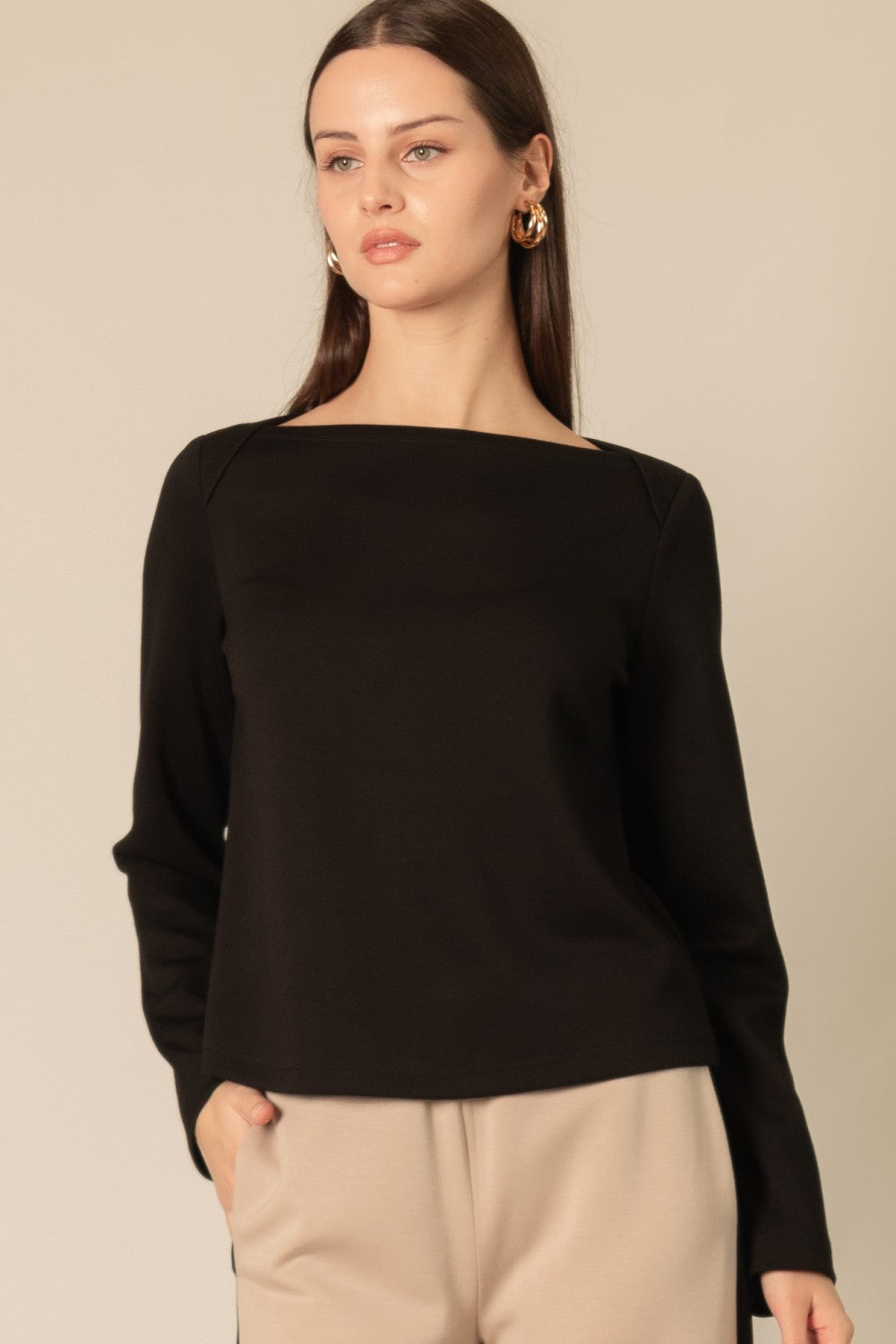 Modal Round Neck Top
