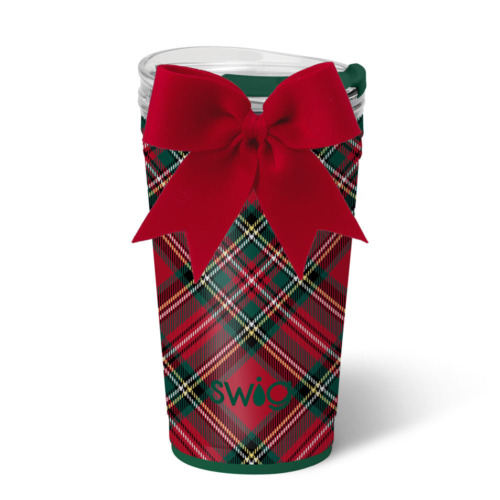 Christmas Plaid Party Cup