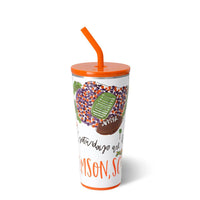 Saturdays in Clemson Straw Tumbler