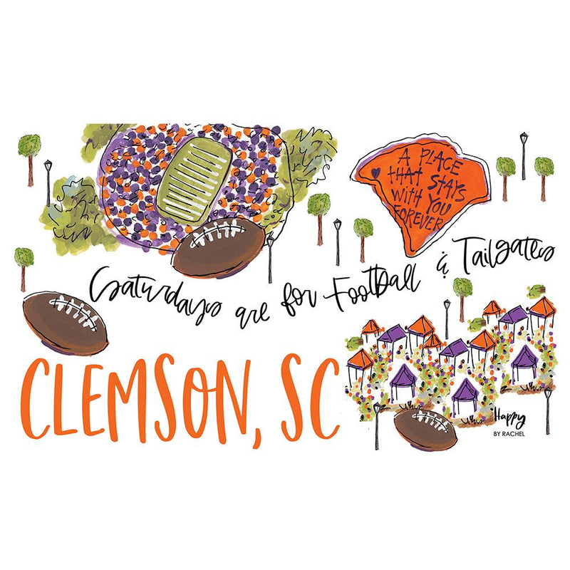 Saturdays in Clemson Straw Tumbler