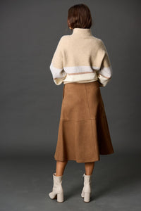 Faux Suede Skirt