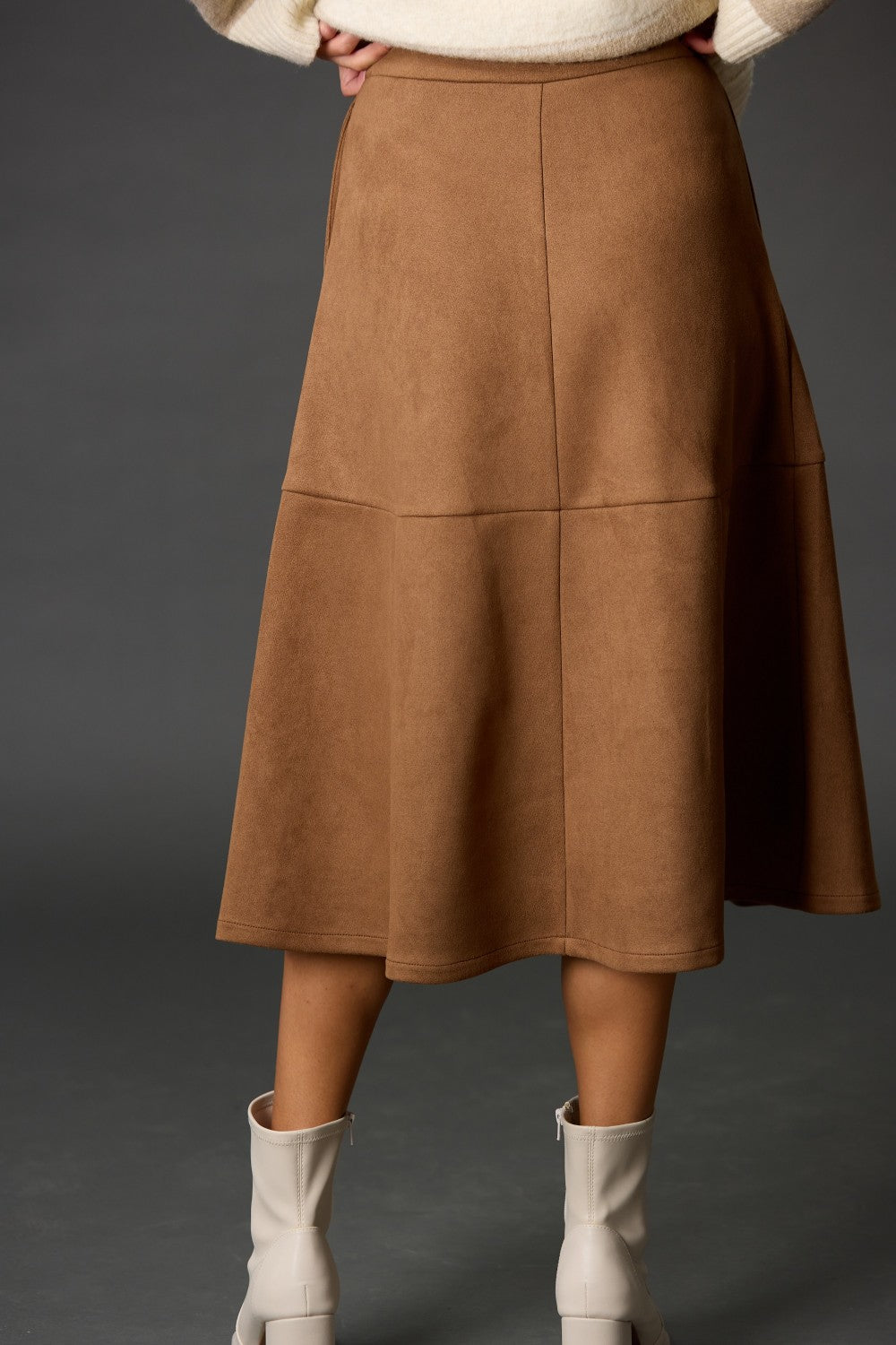 Faux Suede Skirt