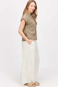 Woven Button Up Shirt