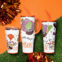 Saturdays in Clemson Straw Tumbler