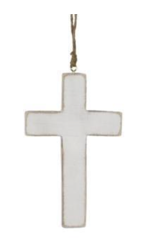 Wood Cross Ornament