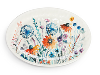 Meadow Flowers Oval Platter