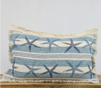 Striped Starfish Pillow