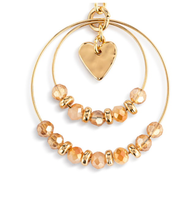 Beaded Love Earrings