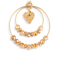 Beaded Love Earrings