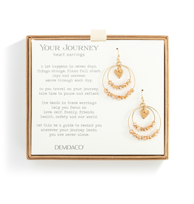 Beaded Love Earrings